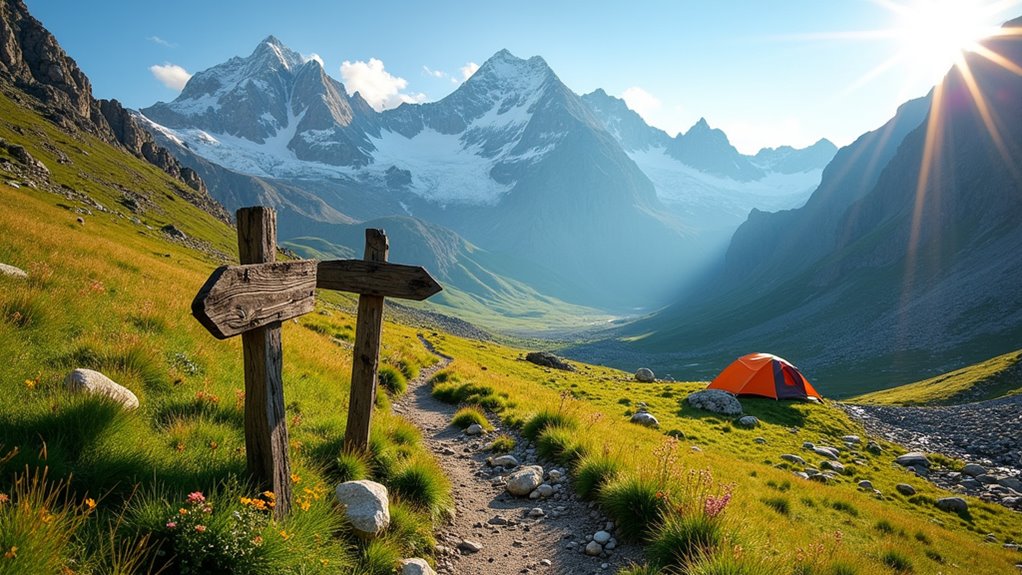 european alpine multi day trek