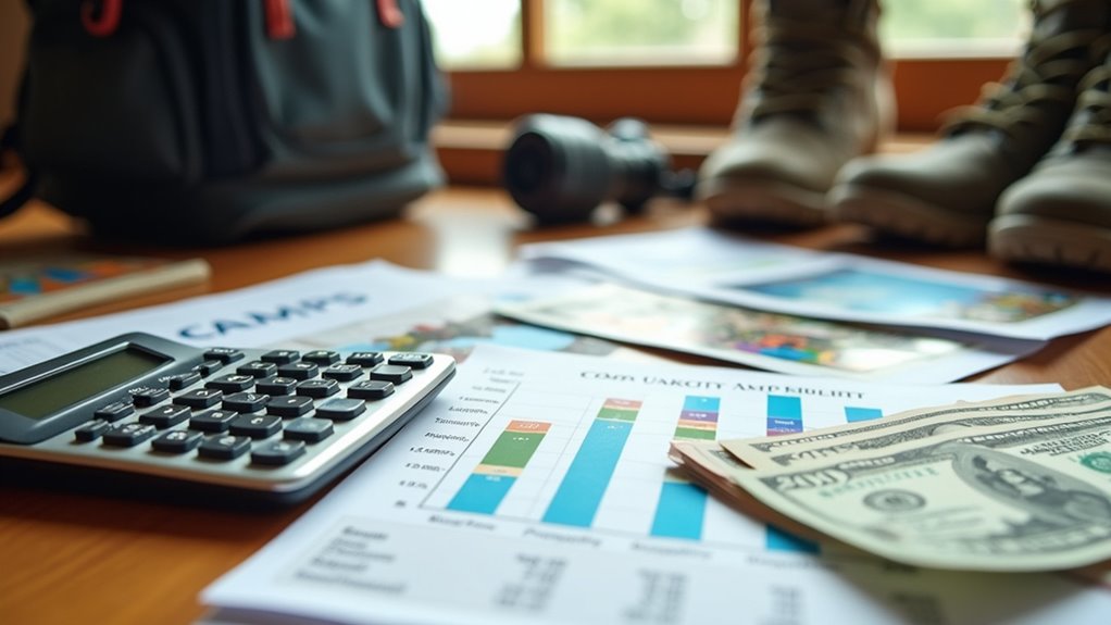 evaluate camp cost details