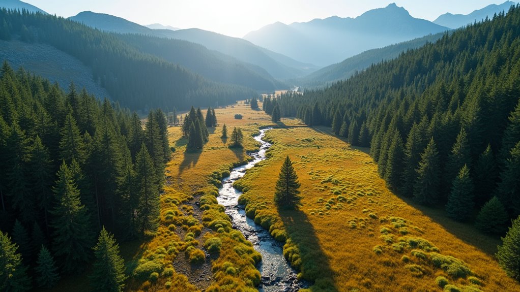 evaluate terrain for camping