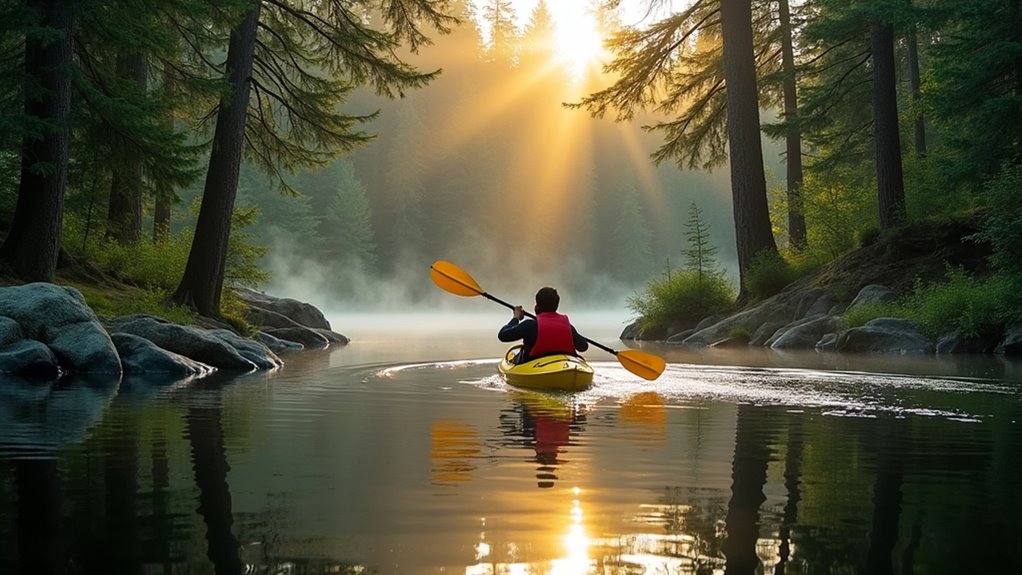 explore scenic calm waterways
