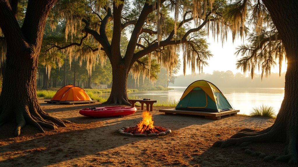 family camping in louisiana