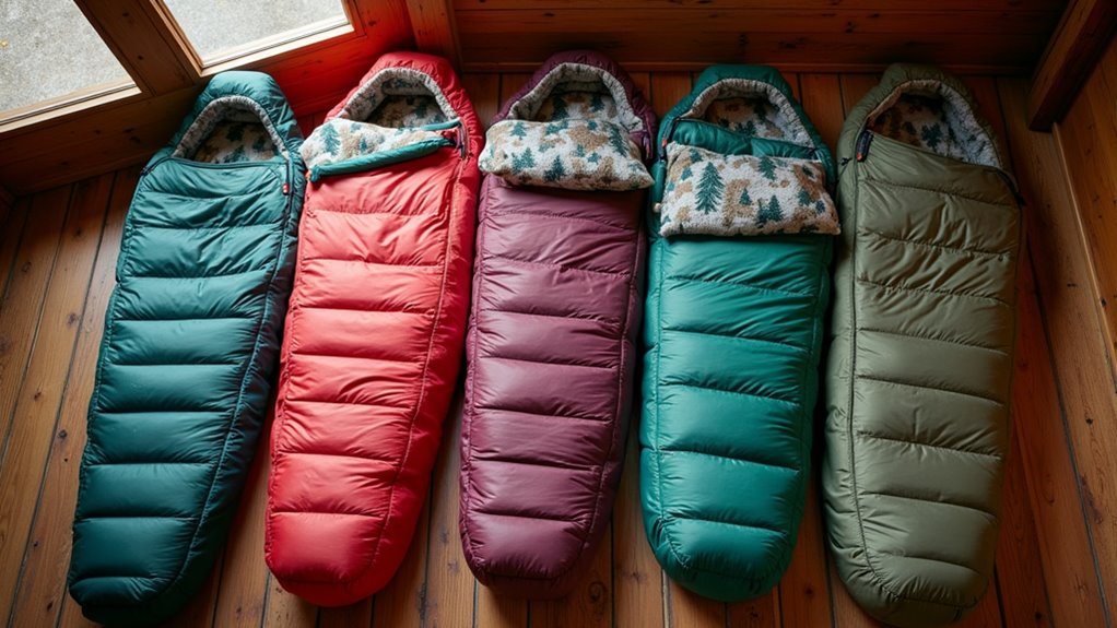 family camping sleeping bags