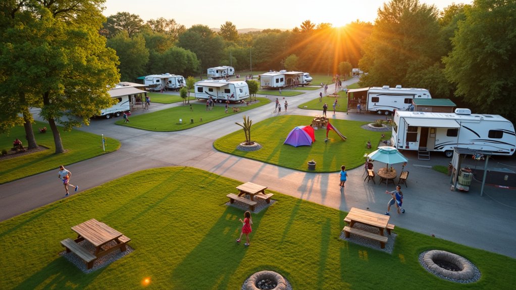 family friendly campsite amenities