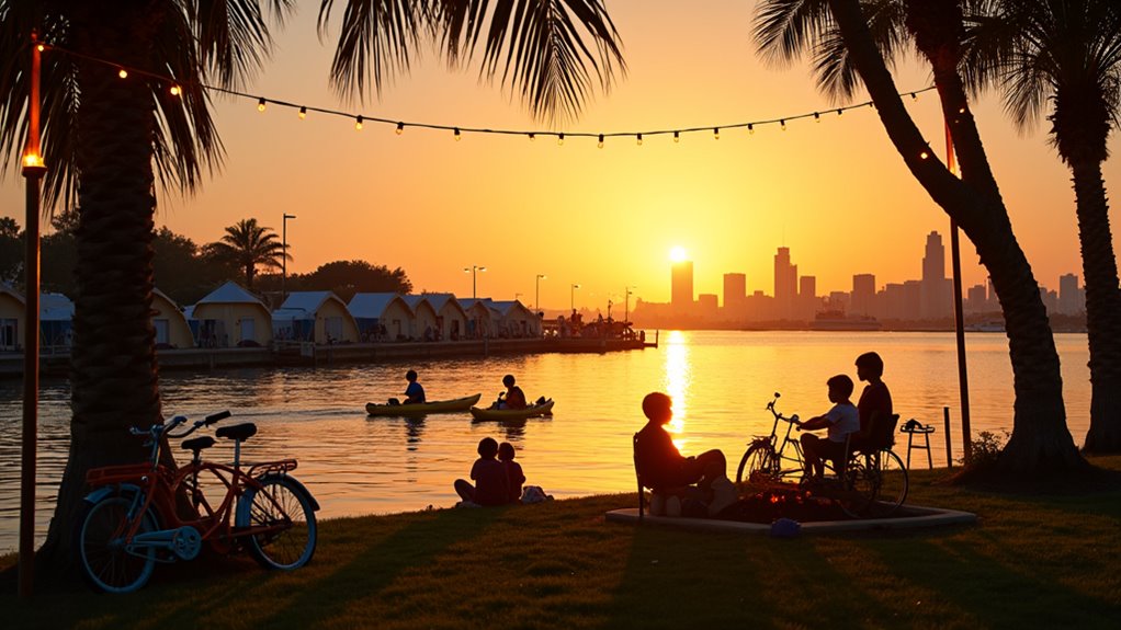 family friendly waterfront camping