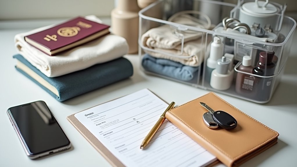 family travel checklist preparation