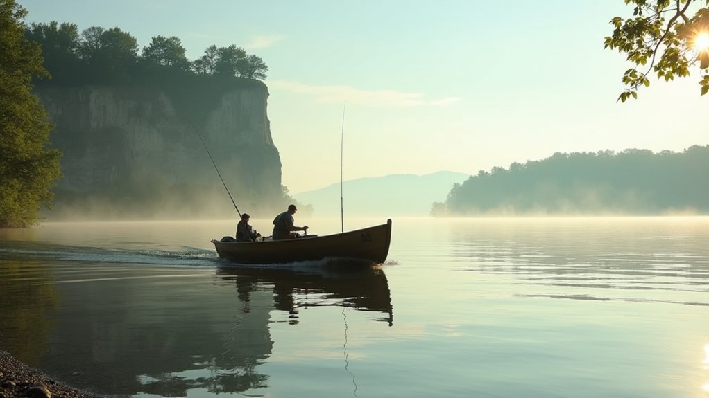 fishing paradise on lake pepin