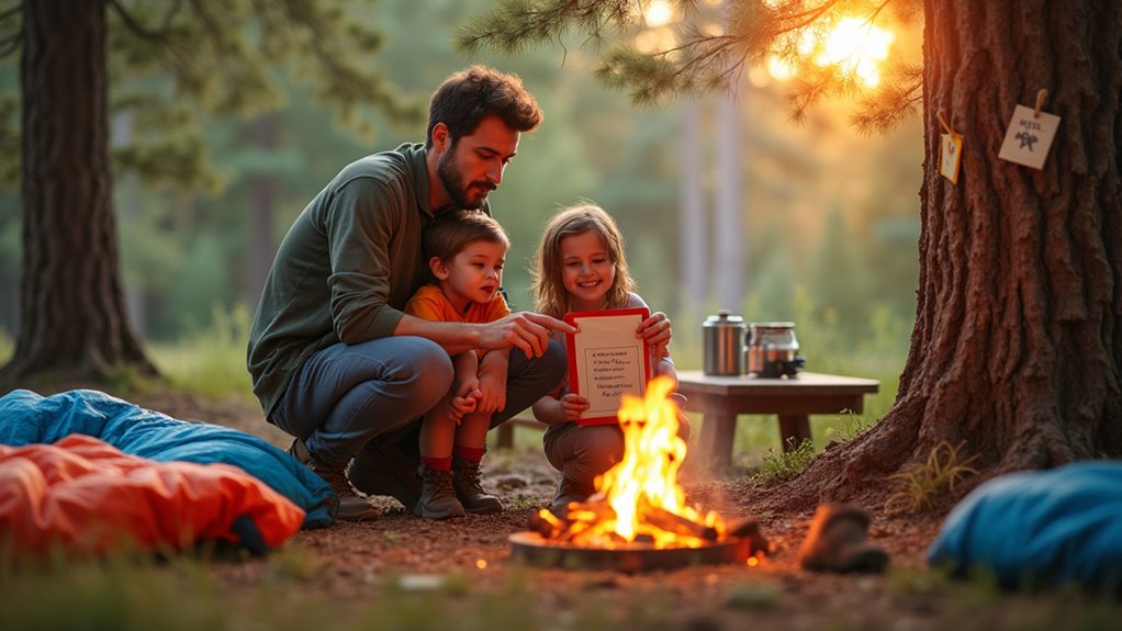 flexible family camping schedule