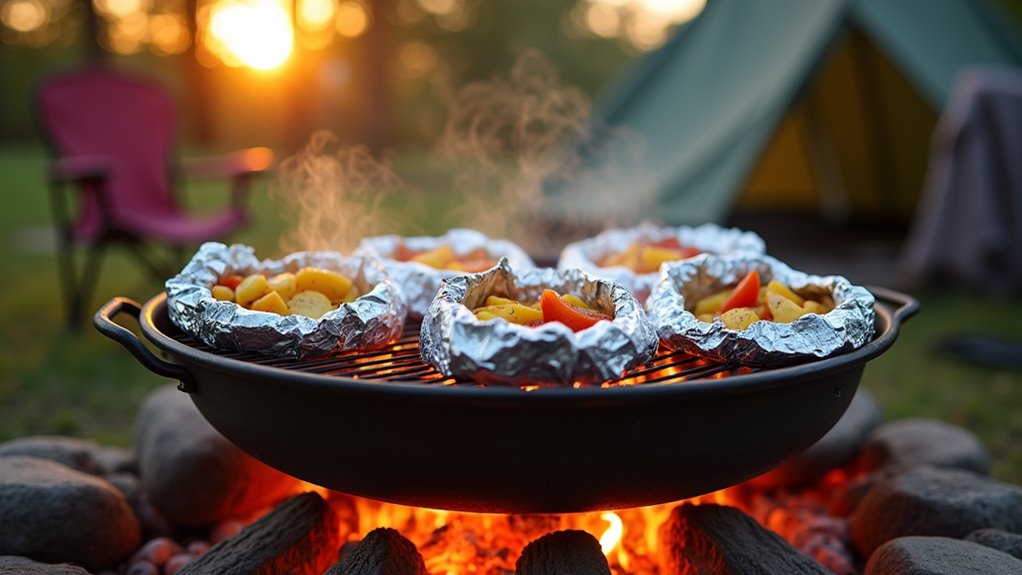 foil packet dinners simplify camping