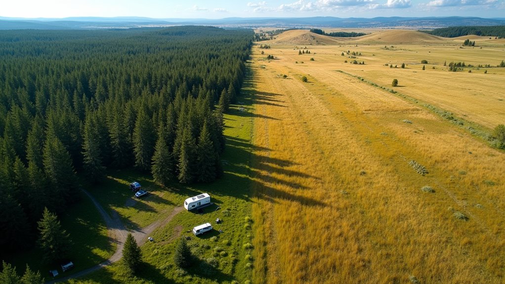 forests vs grasslands environments