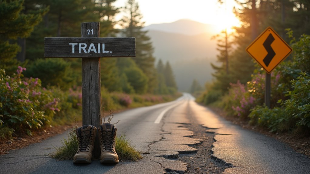 frequent trail road crossings