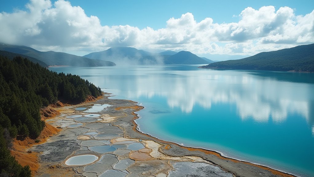 geothermal sites and free springs