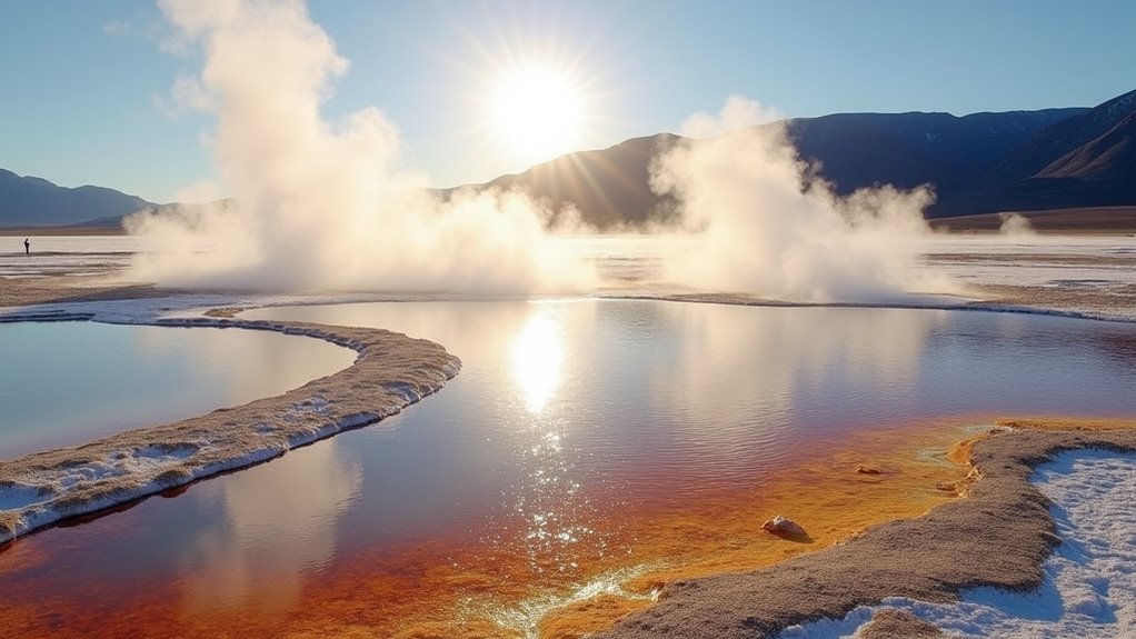 geothermal springs and geysers