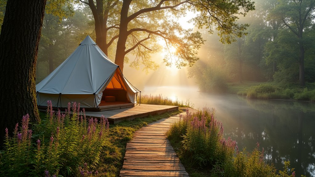 glamping in flanders nature