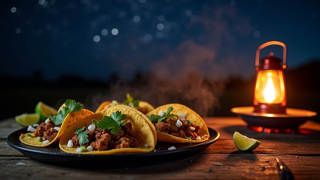 grilled chicken taco night