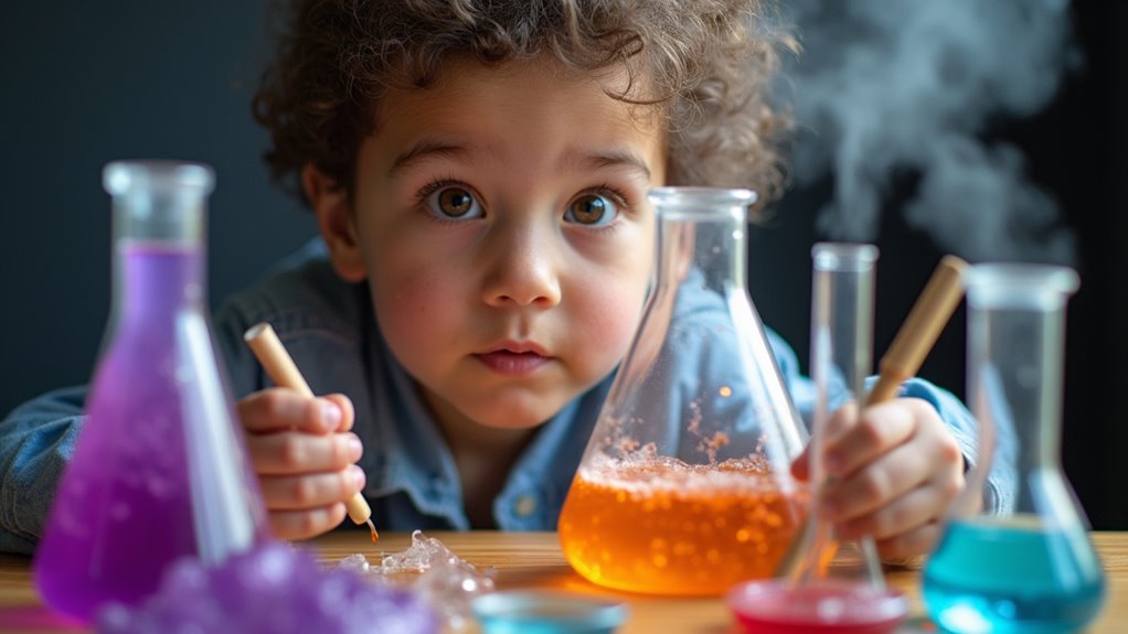 hands on colorful science experiments
