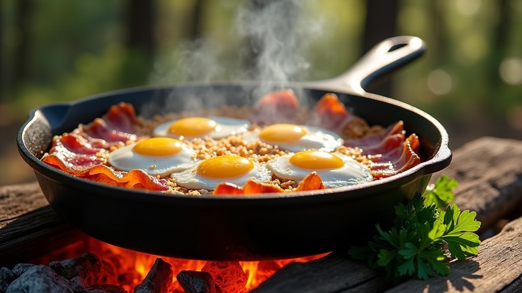 hearty campfire breakfast skillet