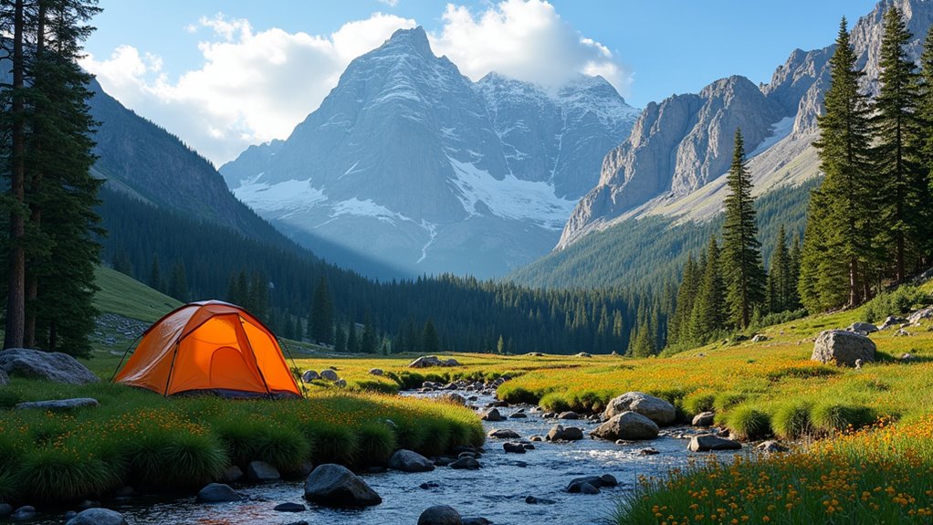 high altitude camping in rockies