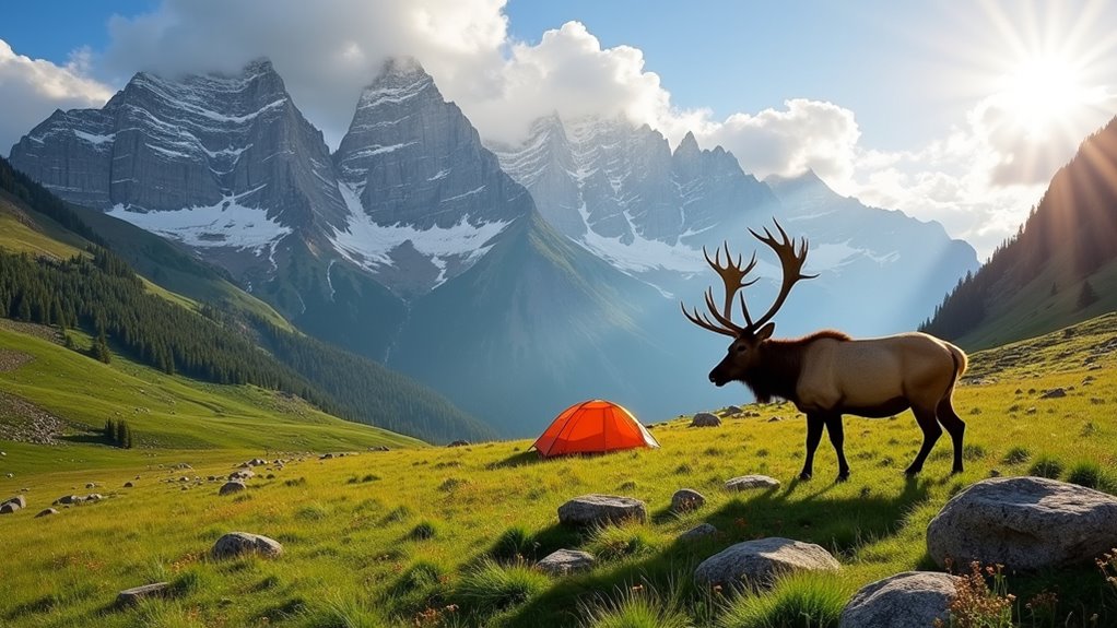 high altitude elk camping