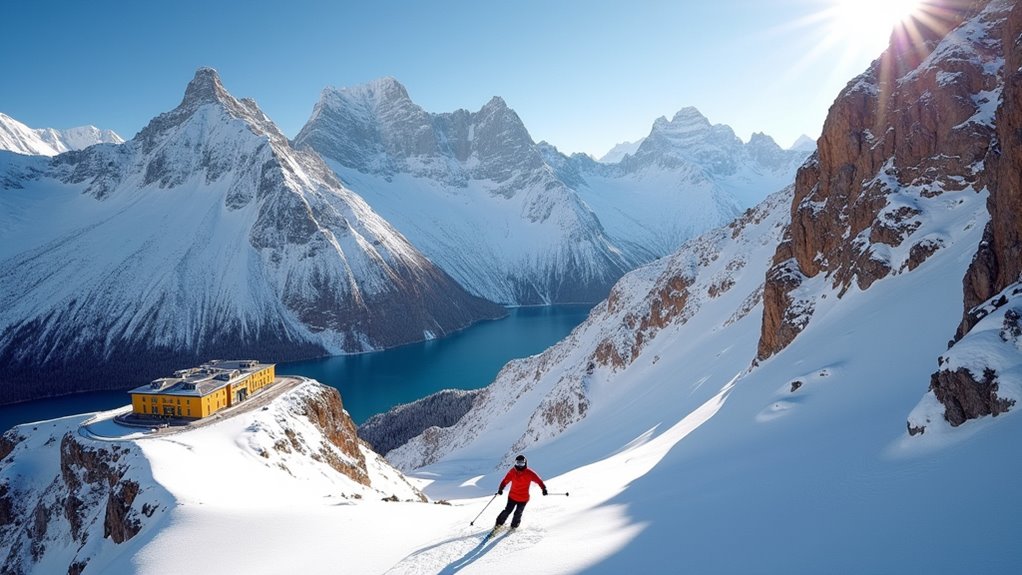 high altitude exclusive ski resort