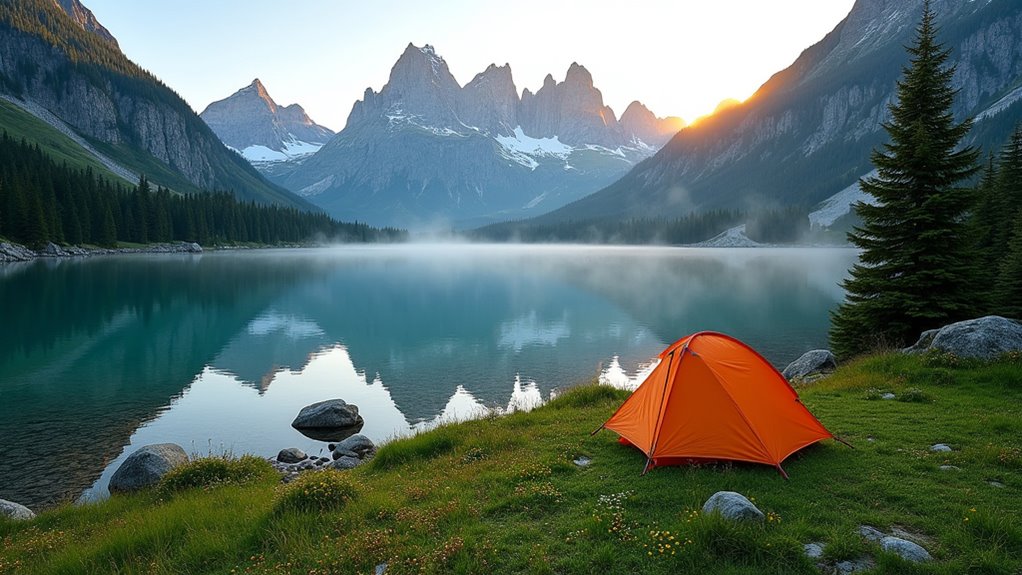 high altitude mountain lakes