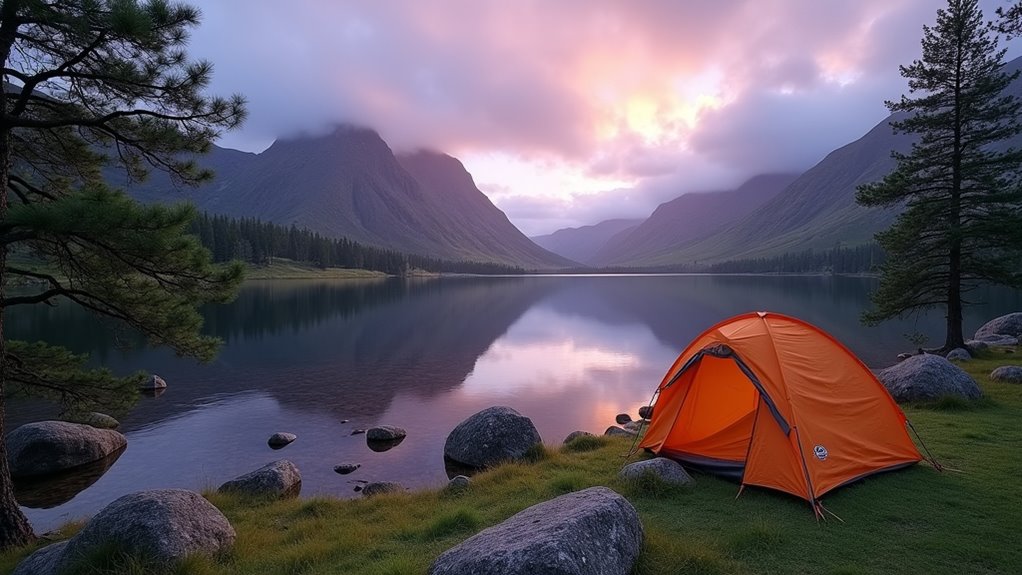highland camping with wild freedom