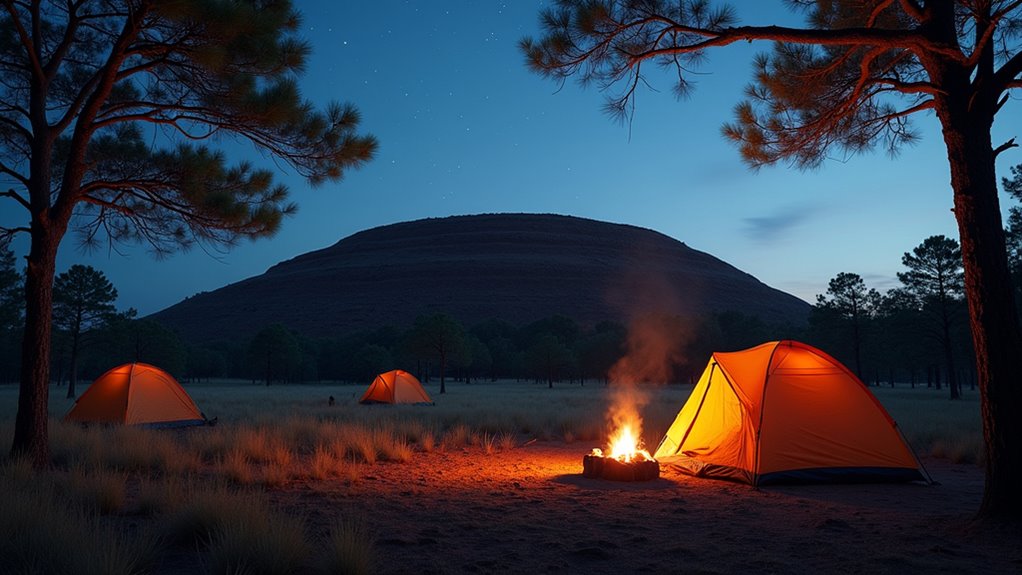 historic camping at kolomoki