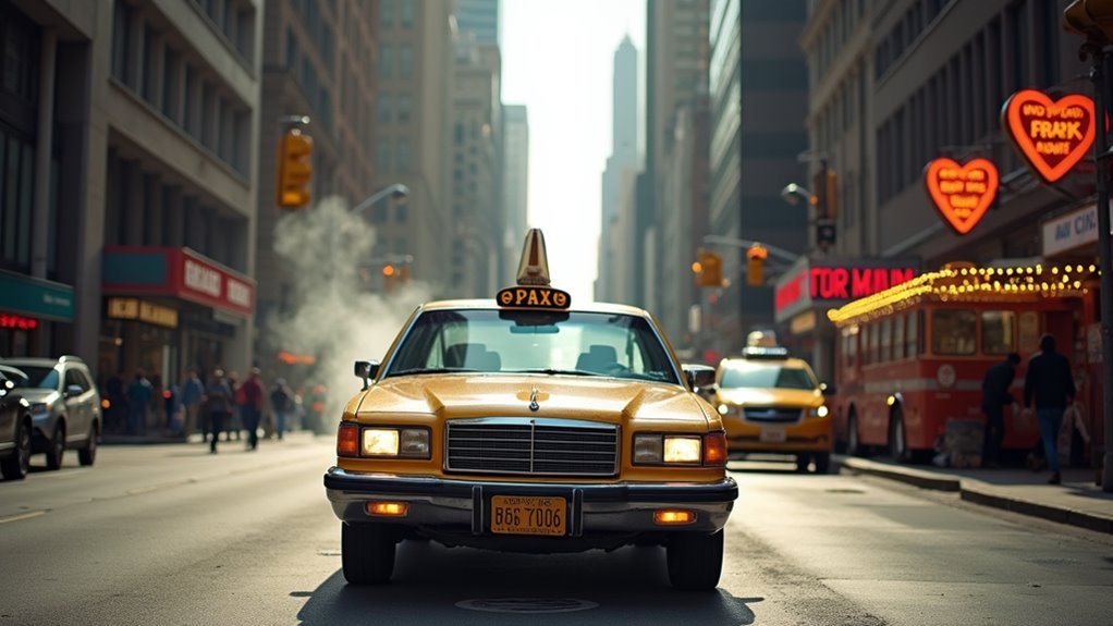 iconic new york city taxi