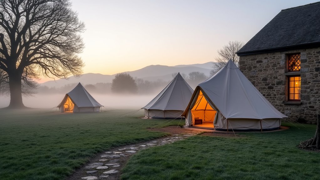 ideal campsite for hikers