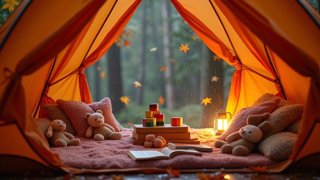 indoor tent activities for rain