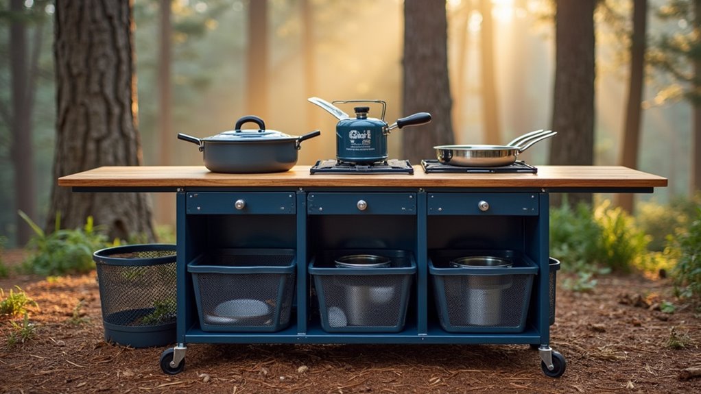 innovative portable camp kitchens