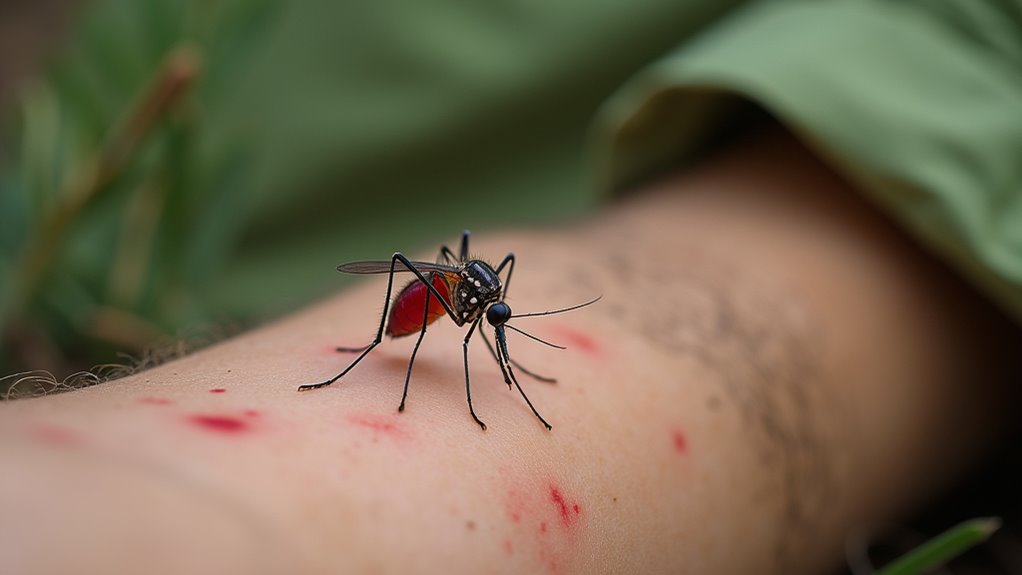 insect borne disease risks at campsites