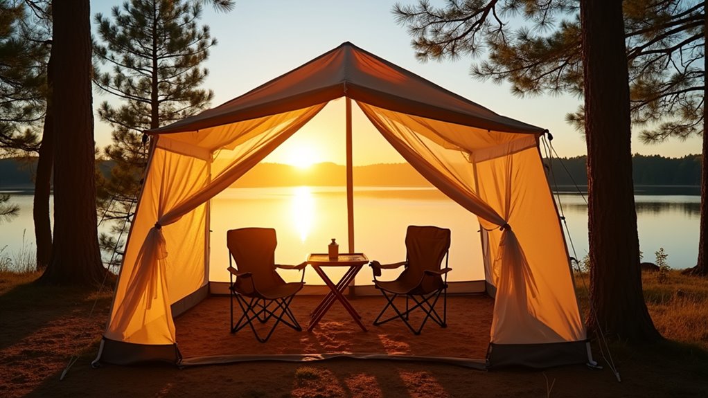 insect free camping shelter options