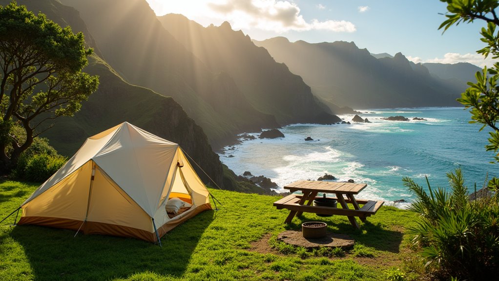 kauai s scenic coastal campsites