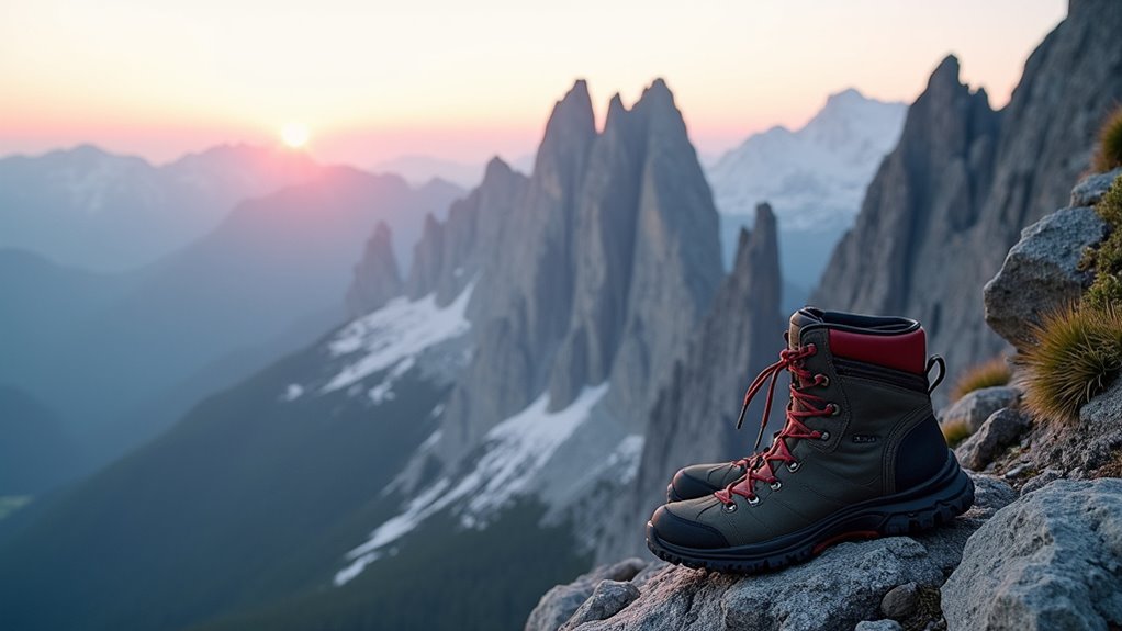 knife edge ridge hiking