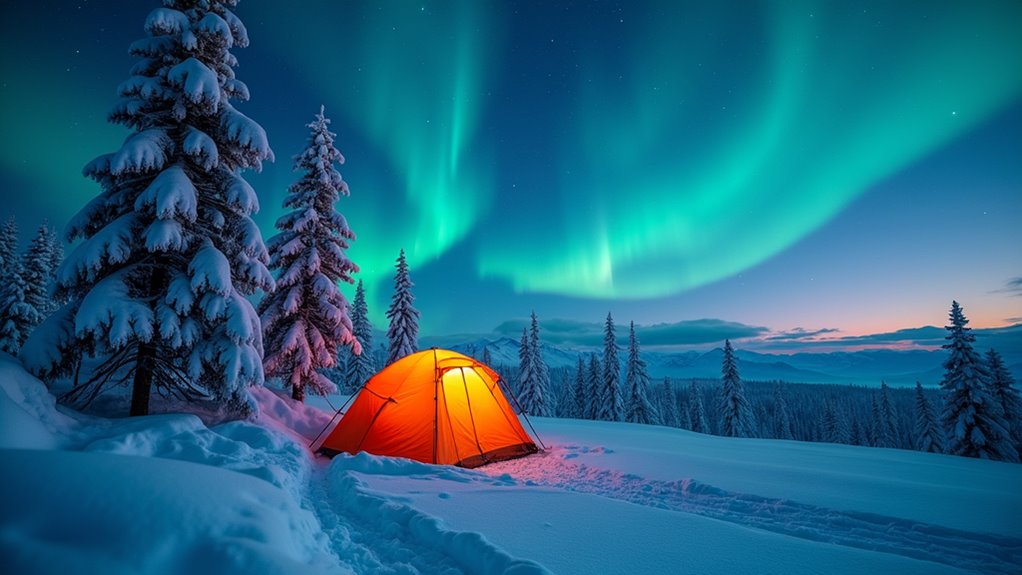 lapland winter camping adventure