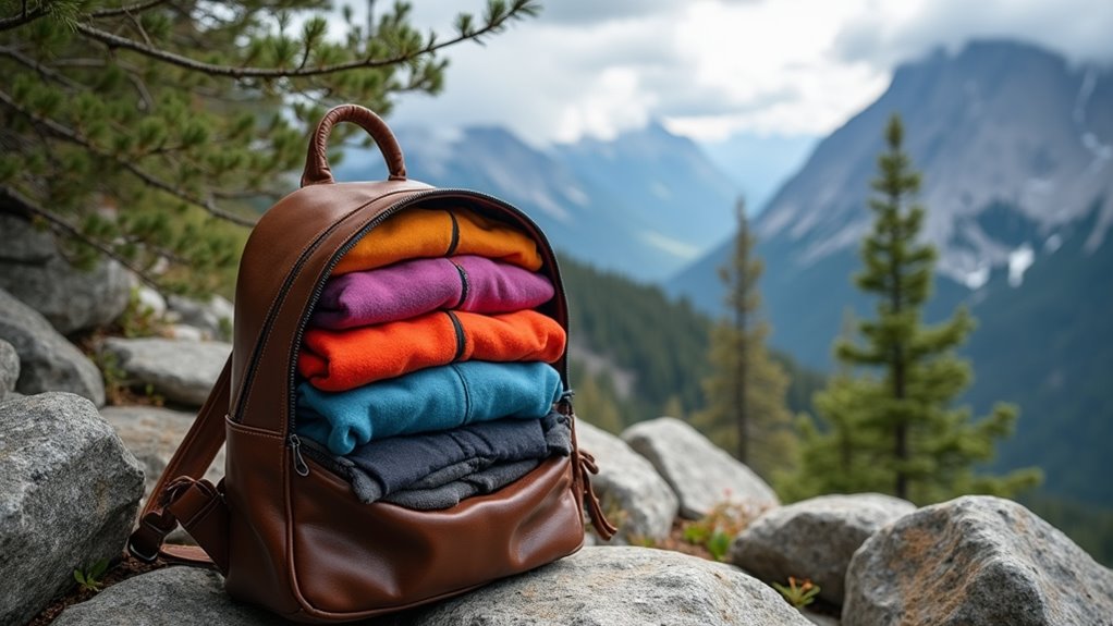 layered mountain weather protection