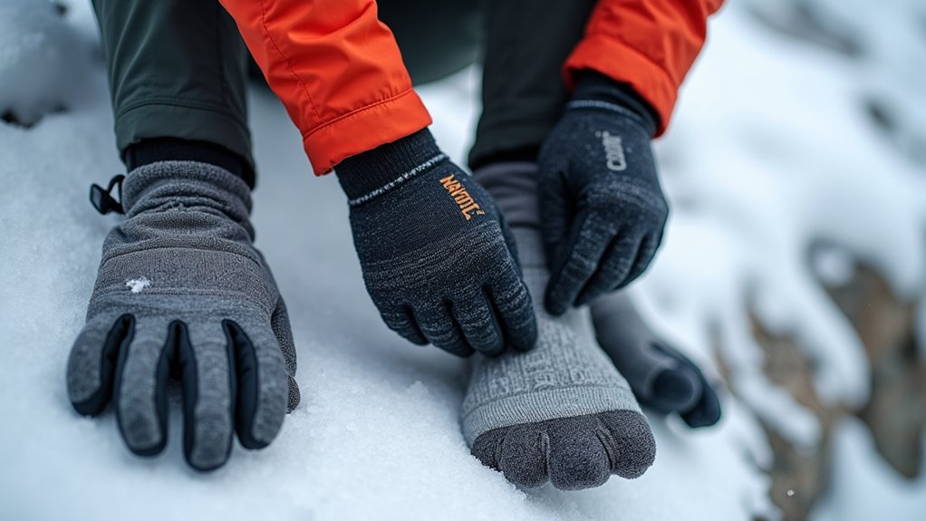 layered warm extremity protection