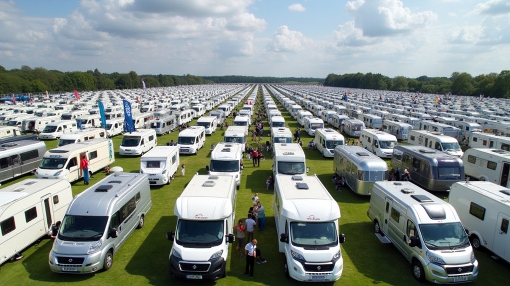 leisure vehicle variety showcased