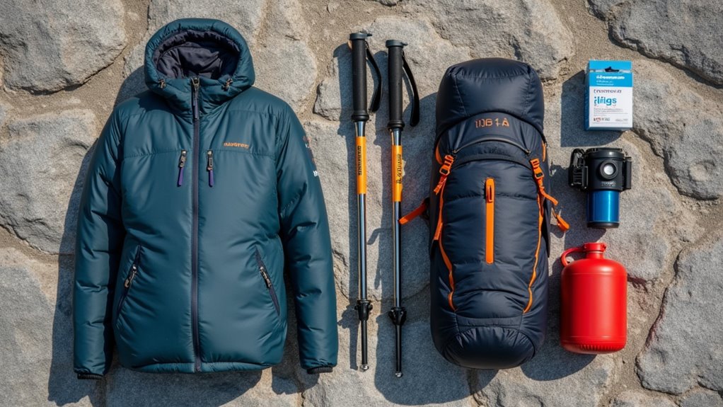lightweight well packed gear