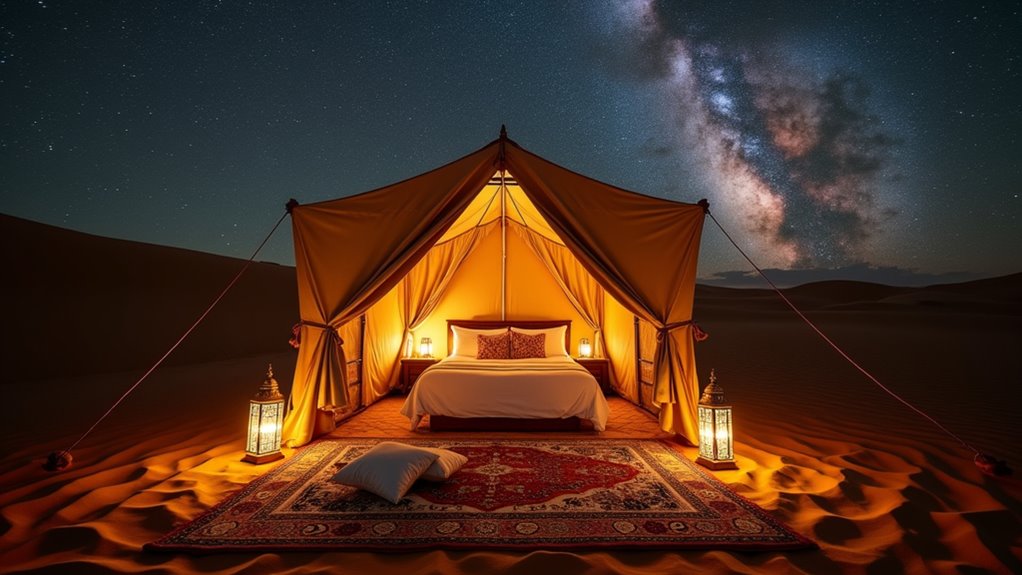 luxurious desert stargazing experience