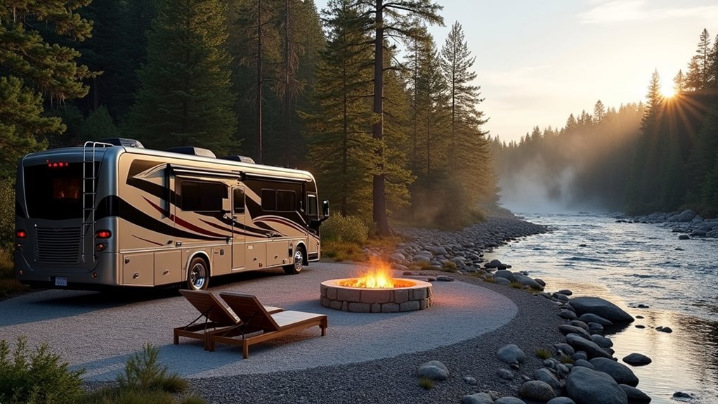 luxury camping in nature