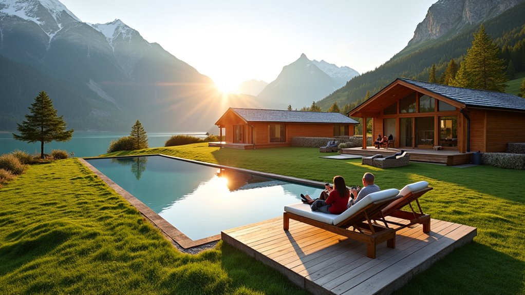 luxury camping with amenities