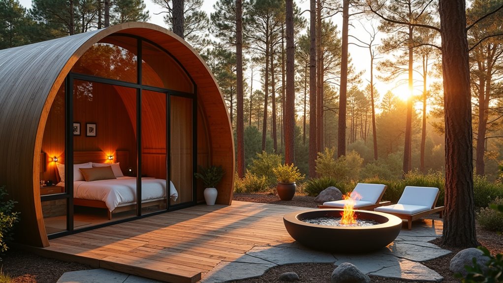luxury camping with amenities