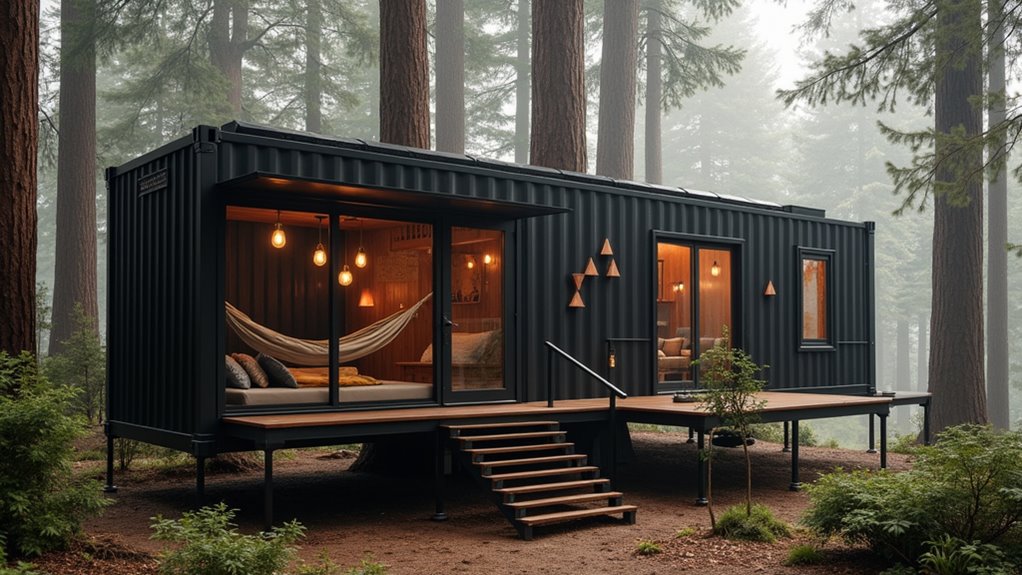 luxury eco friendly container retreats
