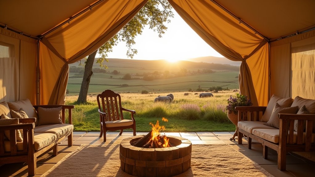 luxury glamping in cotswolds