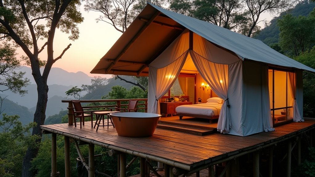 luxury glamping in thailand