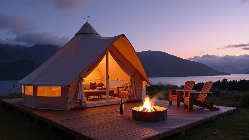 luxury glamping near oban