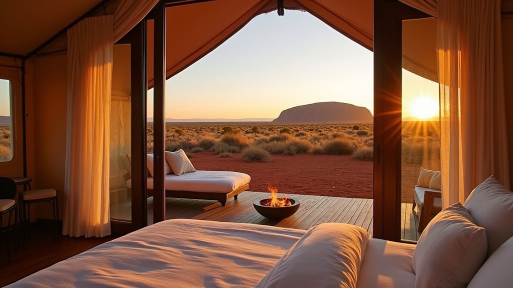 luxury glamping near uluru