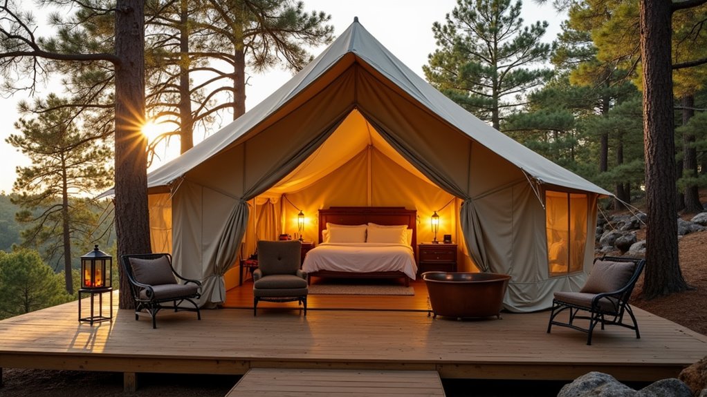 luxury outdoor accommodation options