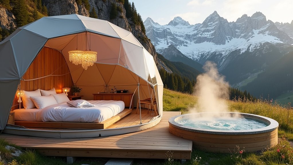 luxury outdoor adventure accommodations